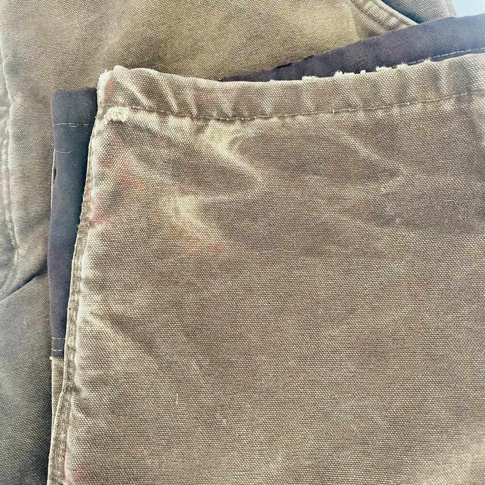 VTG Carhartt Double Knee Carpenter Pants Quilted 44x30 Workwear Grunge Thrashed - Picture 14 of 16
